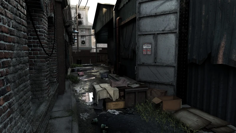 Robert Alley Chase, a recreation of a The Last of Us environment by Ewerton Melo.