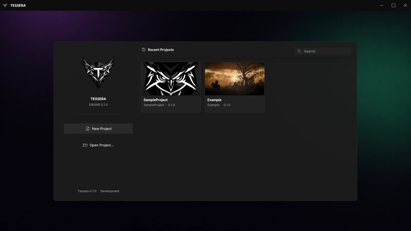 Project Lobby at the editor entry point.